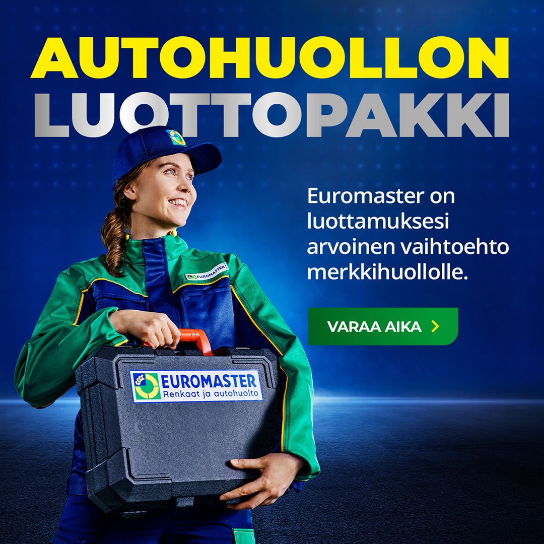 Euromaster on autohuollon luottopakki
