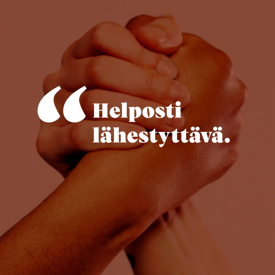 Helposti lähestyttävä.