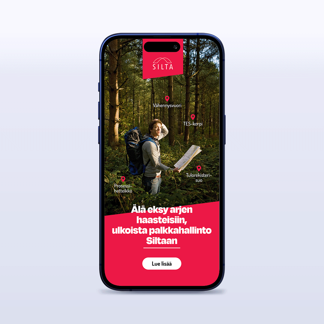 Silta, vaihtuva mainos